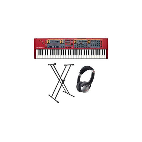 Nord Stage 2 EX Compact with Keyboard Stand and Headphones