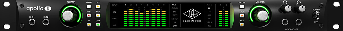 Universal Audio Apollo 8 Duo Thunderbolt 2 Audio Interface