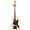 Fender Custom Shop 1960 Journeyman Relic Jazz Bass RW Aged Olympic White #R81268 Front View