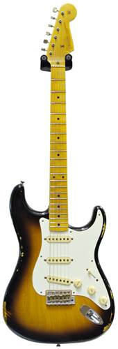 Fender Custom Shop Strat 1955 Relic Limited 2 Tone Sunburst #CZ520095