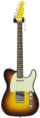 Fender Custom Shop Telecaster Custom 1960 Relic 3 Tone Chocolate Sunburst #R79366