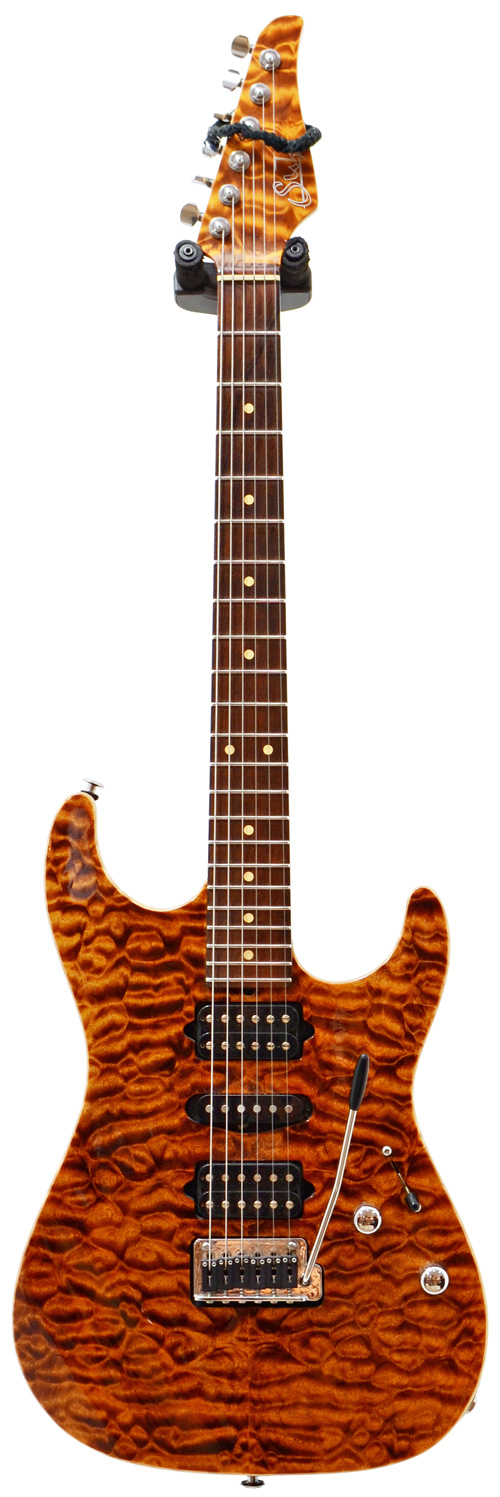 Suhr Guthrie Govan Owned and Played Standard Quilt Root Beer HSH #4934