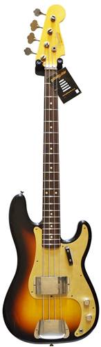 Fender Custom Shop 1959 Journeyman Relic P Bass Faded 3 Tone Sunburst #R82474