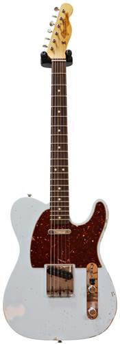 Fender Custom Shop Master Built Greg Fessler 63 Tele Relic Pale Sonic Blue RW #R83182