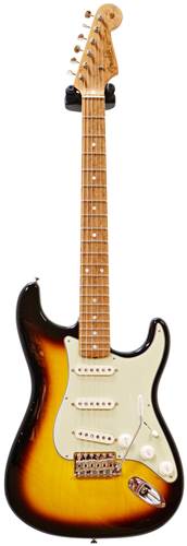 Fender Custom Shop Master Built Dennis Galuszka 50's Strat NOS 2 Tone Sunburst Roasted Birdseye AAA MN 