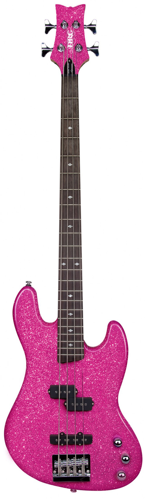 Daisy Rock Rebel Rockit Bass Atomic Pink | guitarguitar