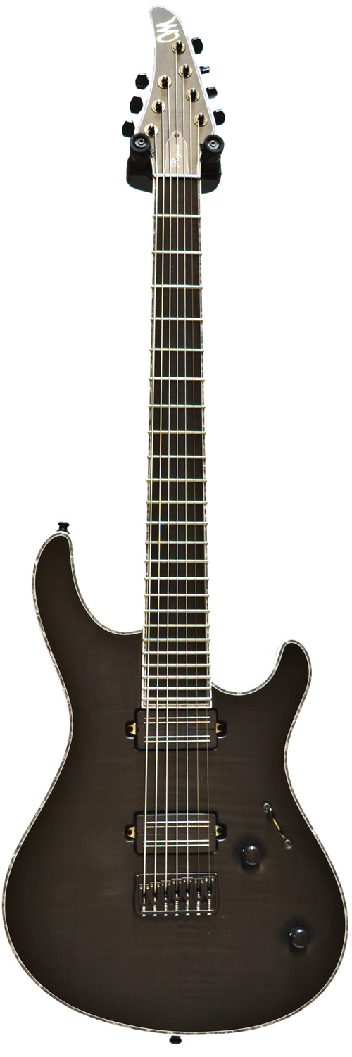 Mayones Regius 7 Baritone Trans Black Burst #RF71601471 | guitarguitar