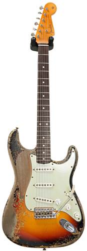 Fender Custom Shop Master Built by Dale Wilson 1961 Strat Heavy Relic 3 Tone Sunburst