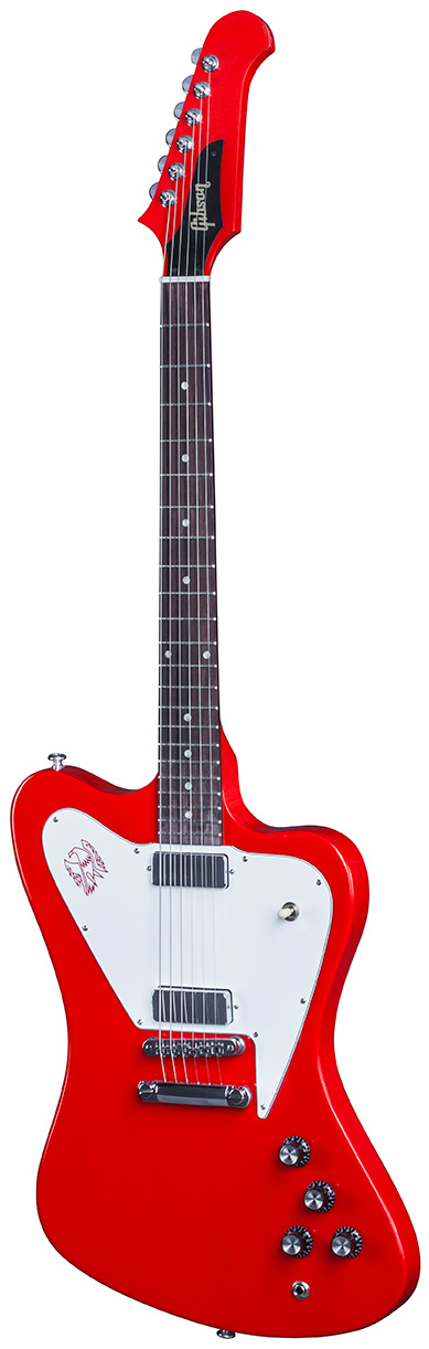 gibson firebird non reverse ferrari red