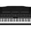Roland HP-605PE Polished Ebony Digital Piano Front View