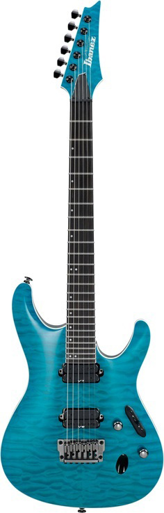 Ibanez S5521Q-TAB Transparent Aqua Blue