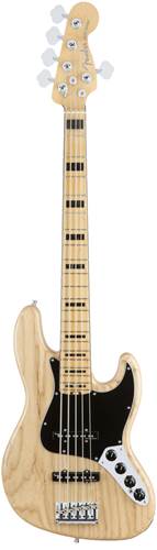 Fender American Elite Jazz Bass V Ash MN Natural
