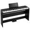 Korg B1SP Black Digital Piano with Stand and 3-Pedal Unit Front View