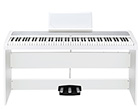 B1SP White Digital Piano with Stand and 3Pedal Unit guitarguitar