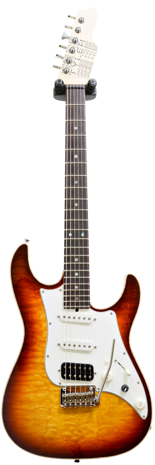 Tyler Japan Studio Elite HD Tobacco Sunburst Quilt Top Mahogany RW NAMM 2016 Guitar