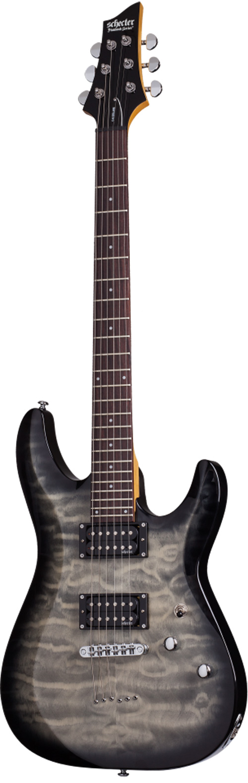 Schecter C-6 Plus Trans Black Burst