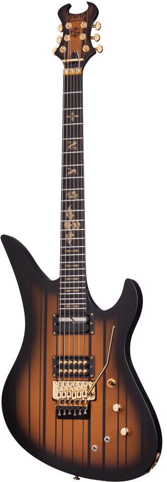 Schecter Synyster Gates Custom-S Satin Gold Burst 