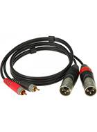 Klotz AT-CM0300 2 x RCA - 2 Male XLR 3m
