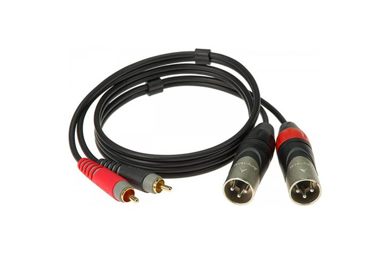 Klotz AT-CM0300 2 x RCA - 2 Male XLR 3m