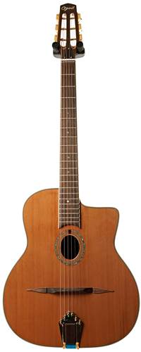 Ozark 3612 Gypsy Guitar Oval Soundhole Spruce/Rosewood With Case