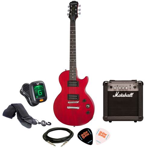 Epiphone Les Paul Special VE CHV with Marshall MG10CF Package