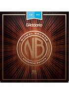D'Addario NB1253 Nickel Bronze Acoustic Guitar Strings, Light, 12 - 53