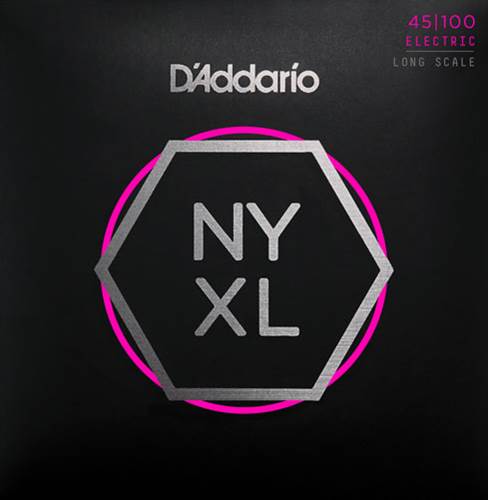 D'Addario NYXL45100, Bass Set Long Scale, Regular Light, 45-100