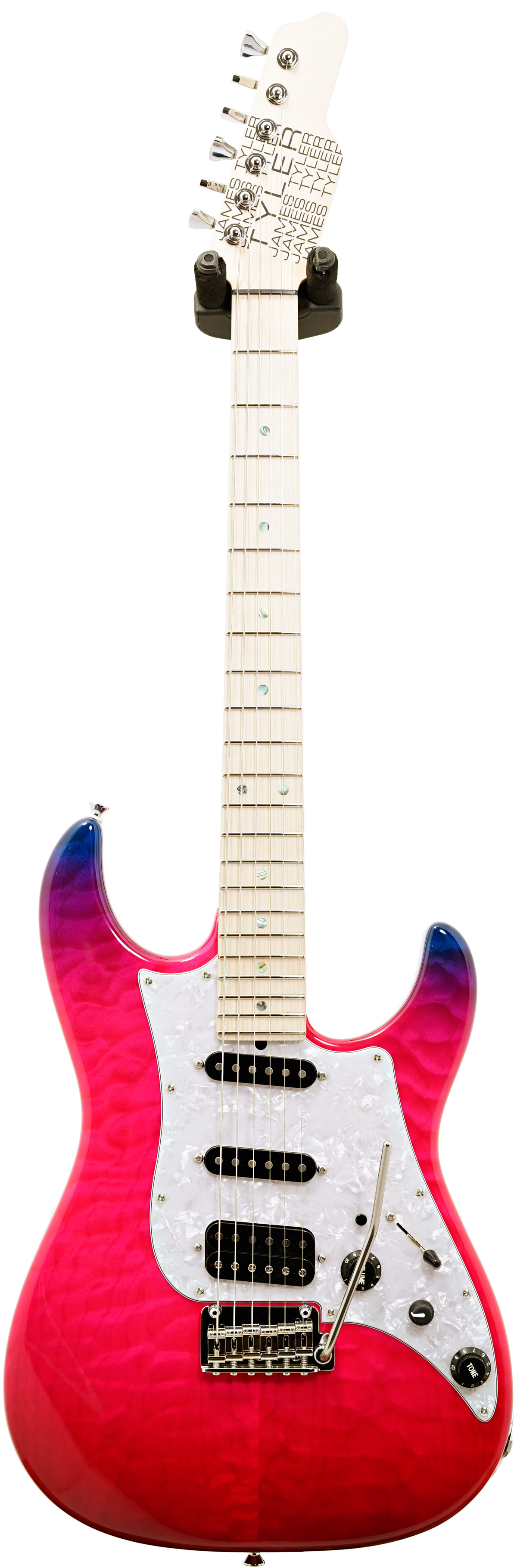 Tyler Guitars Japan Studio Elite HD Trans Jimburst Quilt/Mamywo Body SSH JTS5500/Secret MN