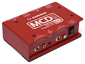 Samson MCD2 Pro Stereo Passive PC Direct Box guitarguitar