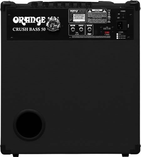 Orange Crush Bass 50 Black Combo Solid State Amp Orange Crush Bass 50 Black Combo Solid State Amp