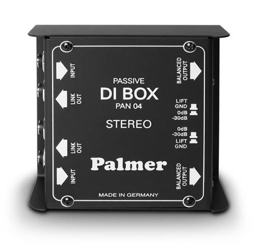 DI-Box Passivo Palmer PAN 04 A 2 Canali - Per Tastiere E Registrazione, Ingressi Jack/XLR - Foto 6
