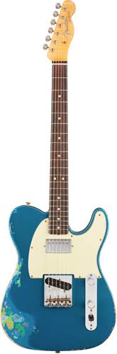 Fender Custom Shop Limited HS Telecaster Aged Lake Placid Blue over Blue Flower