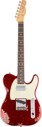 Fender Custom Shop Limited HS Telecaster Aged Candy Apple Red over Pink Paisley