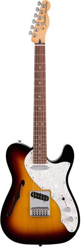 Fender Deluxe Tele Thinline RW 3 Tone Sunburst