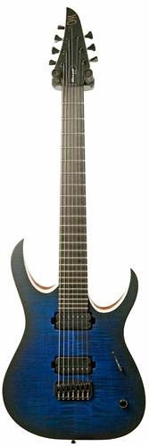 Mayones Duvell 7 Elite Trans Dirty Blue Burst guitarguitar Custom Build