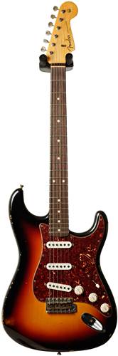 Fender Custom Shop 1960 Strat Relic 3 Tone Sunburst #R83666