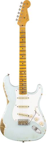Fender Custom Shop Limited Edition 1956 Strat Relic Faded Sonic Blue