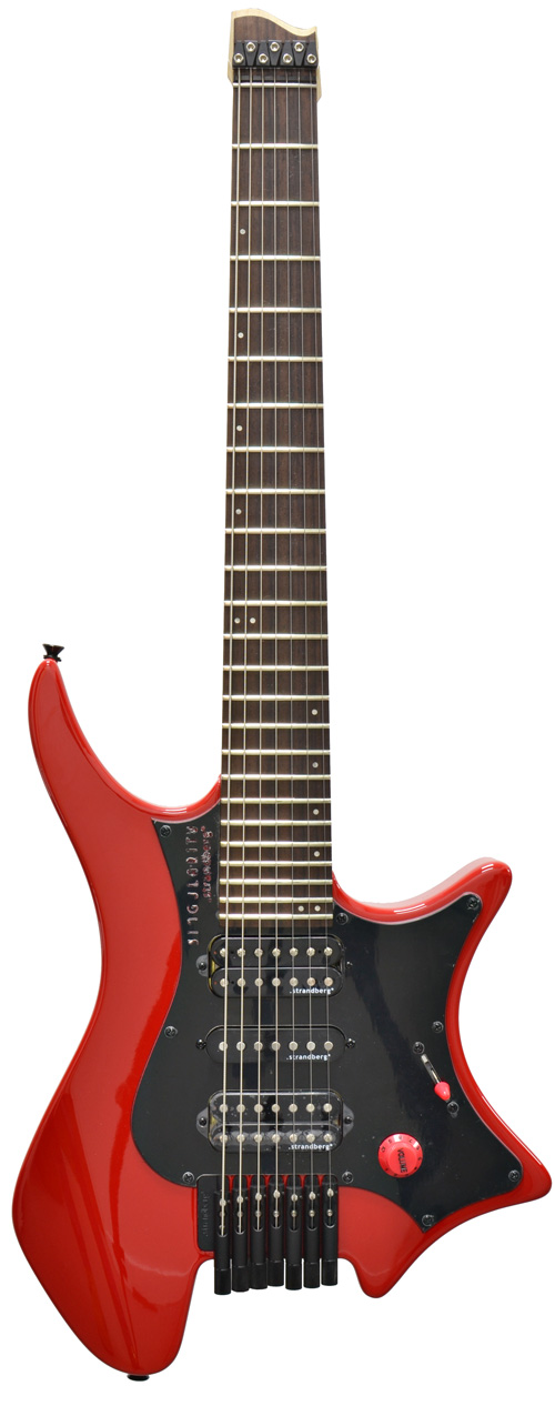 Strandberg Singularity Per Nilsson Signature Model Solid Red Conventional Frets