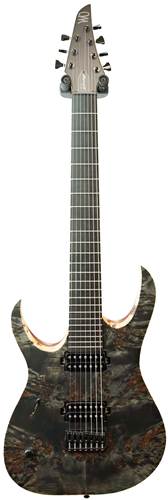 Mayones Duvell 7 Elite Trans Black Satin LH guitarguitar Custom Build