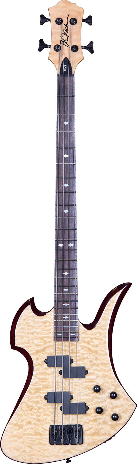 BC Rich Mockingbird Bass Mk3 Quilt Maple
