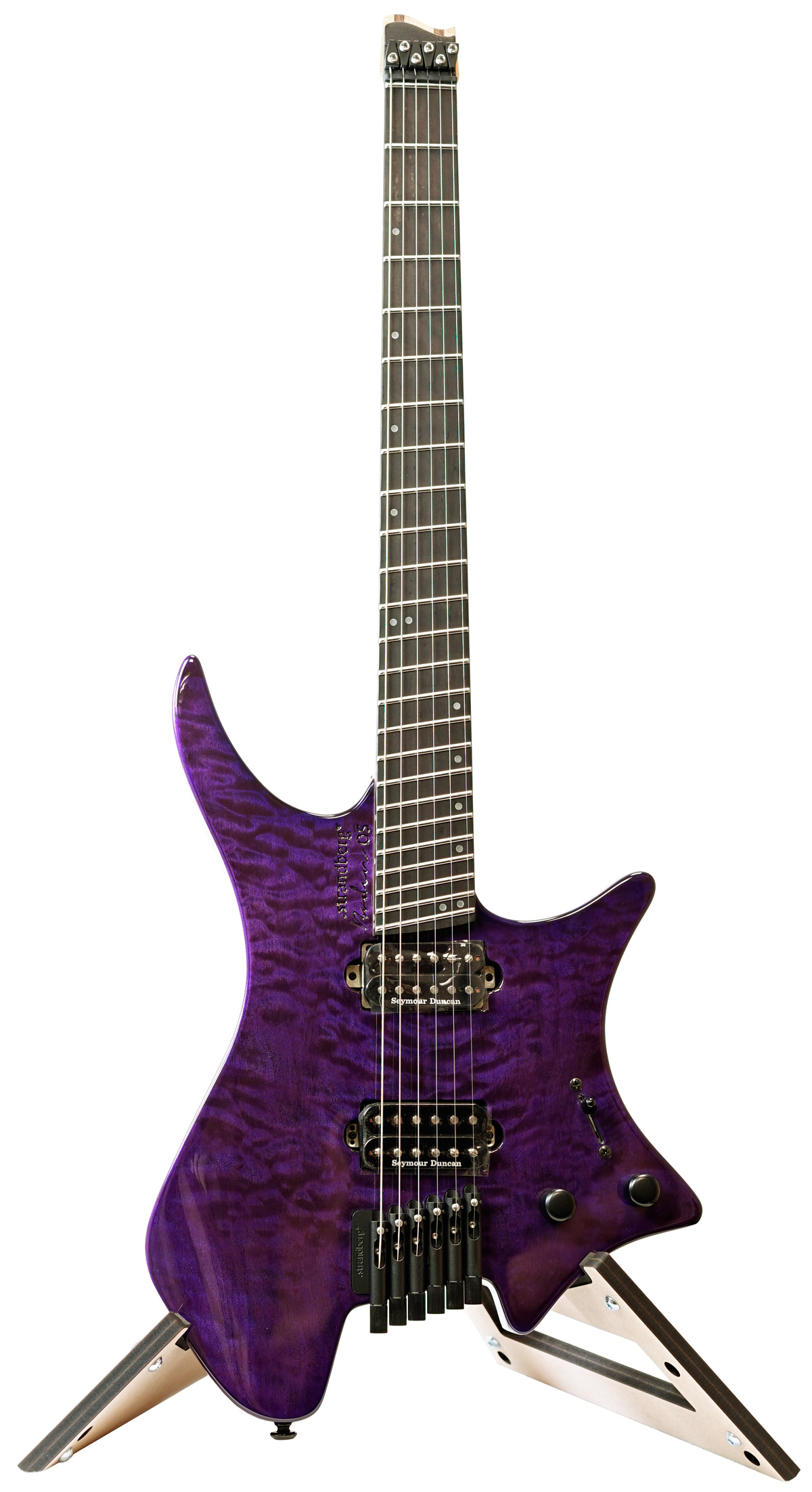 Strandberg Boden OS 6 Limited Edition Purple-Quilt Maple, Ebony Board |  guitarguitar