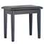 Stagg PBF23 Black Piano Bench Front View