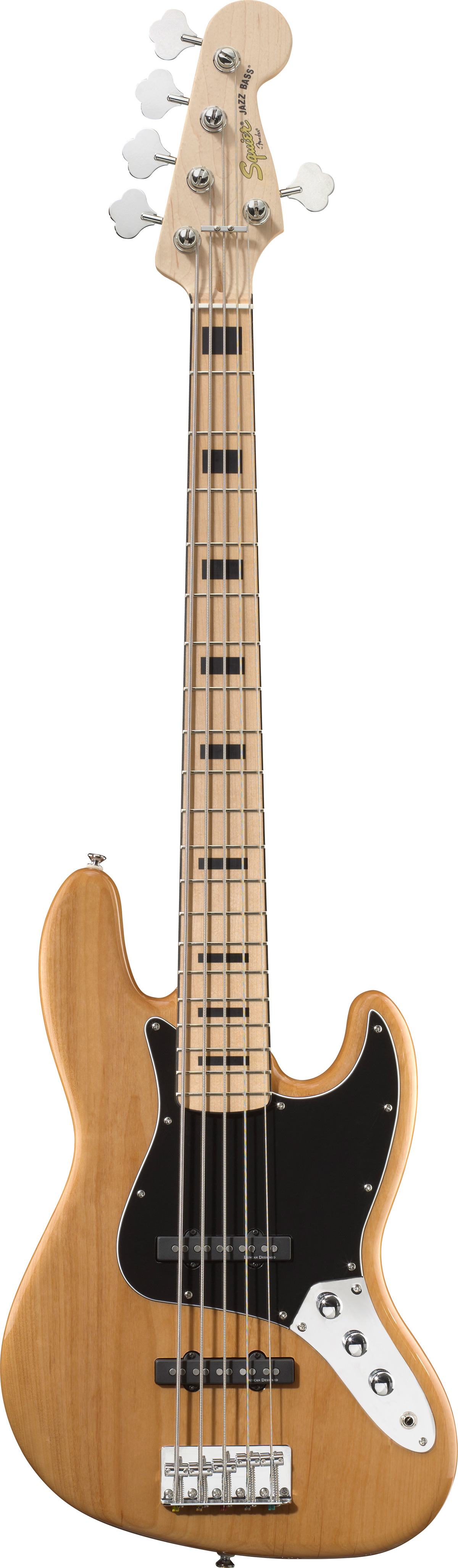 Squier Vintage Modified 70s Jazz Bass V Natural | guitarguitar