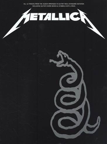 Books Metallica The Black Album Guitar Tab Book