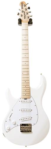 Music Man Silhouette Special LH SSS White MN