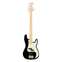 Fender American Pro Precision Bass V Maple Fingerboard Black Front View