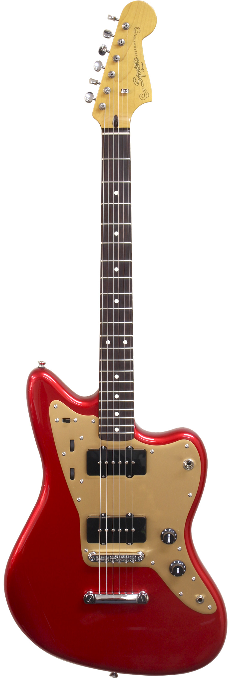 Squier Deluxe Jazzmaster Candy Apple Red StopTail