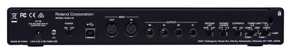 Roland RUBIX44 USB Audio Interface | guitarguitar