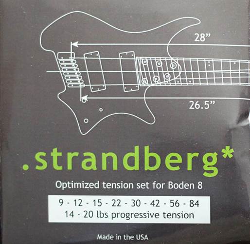Strandberg Optimized Tension Strings for Boden 8 (5 Sets)