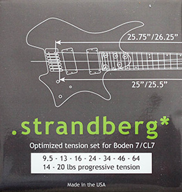 Strandberg Optimized Tension Strings for Boden 7 or CL7 (5 Sets)